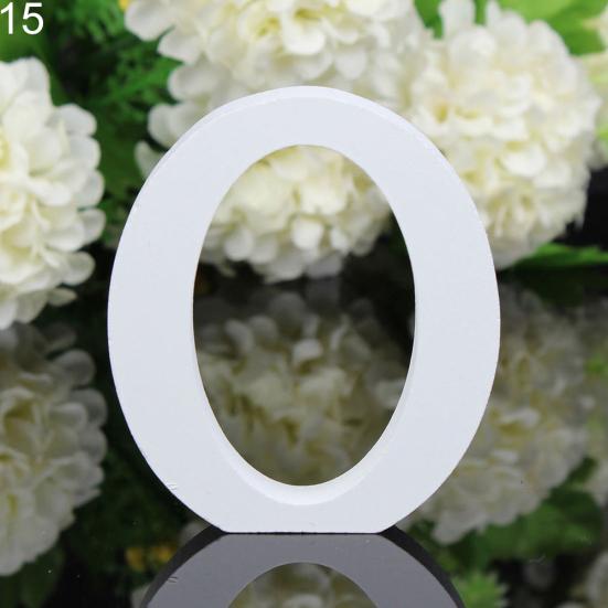 1 шт. белые деревянные буквы алфавита свадьба день рождения украшение дома