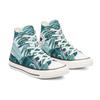 Converse Chuck Taylor All Star Hi Повседневные красочные высокие кеды из парусины Унисекс Белые и зеленые