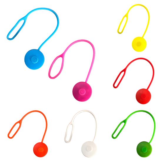 Светодиодный светящийся рюкзак с 3 режимами мигания, силиконовый шнур высокой видимости, корпус из АБС-пластика, регулируемый ремень, сигнальный свет