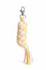 Hobby Horse Braided Rope Lead - Light Pink/Yellow/White