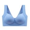 Seamless Bra Women's Large and Thin Underwear Full Cup Without Steel Ring Gathered Bra Solid Casual Bra Traceless Bra