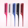 Профессиональный наконечник, расческа для волос, парикмахерская, парикмахерская, расческа для волос, 3-рядная расческа для распутывания зубов, инструменты для салона, аксессуары для парикмахера