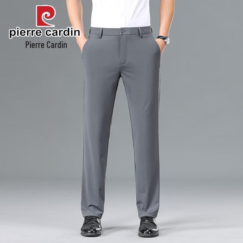 Pierre Cardin Men's Spring/Summer Straight Fit Business Casual Trousers