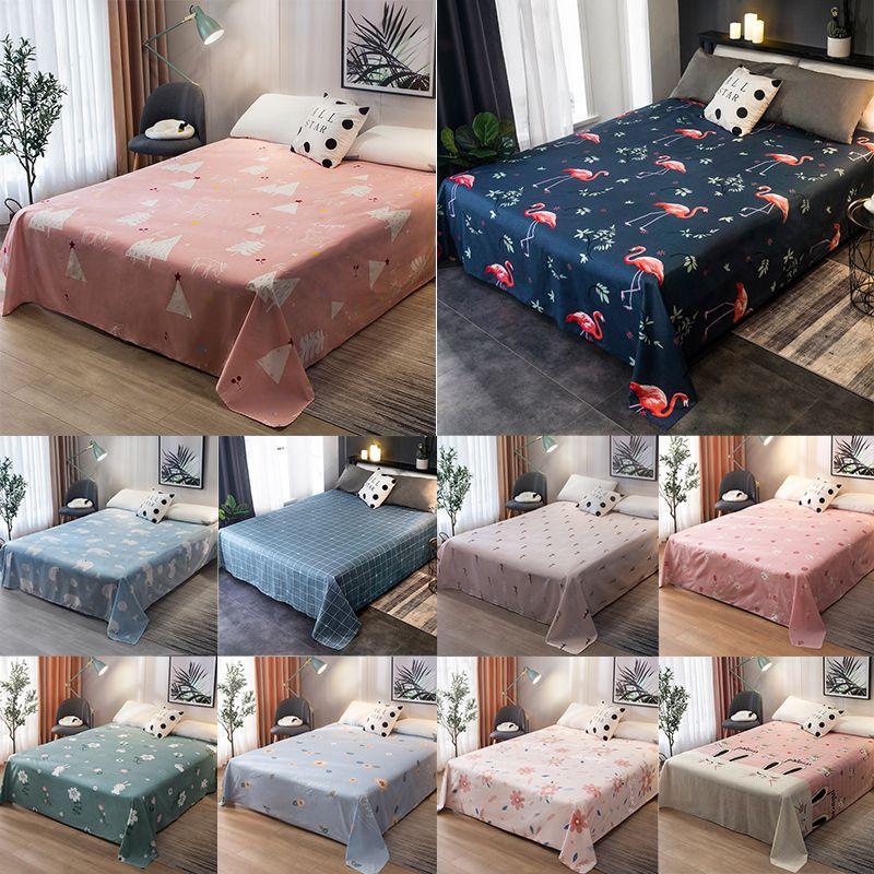 Мультяшное плоское покрытие-простыня для матраса из мягкого материала, устойчивого к выцветанию, для дома или общежития**