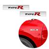 2 шт. Стиль автомобиля Маленький металлический логотип Type R Typer Наклейка-эмблема на крыло кузова автомобиля Для Honda Odyssey Accord Civic CRV Jazz