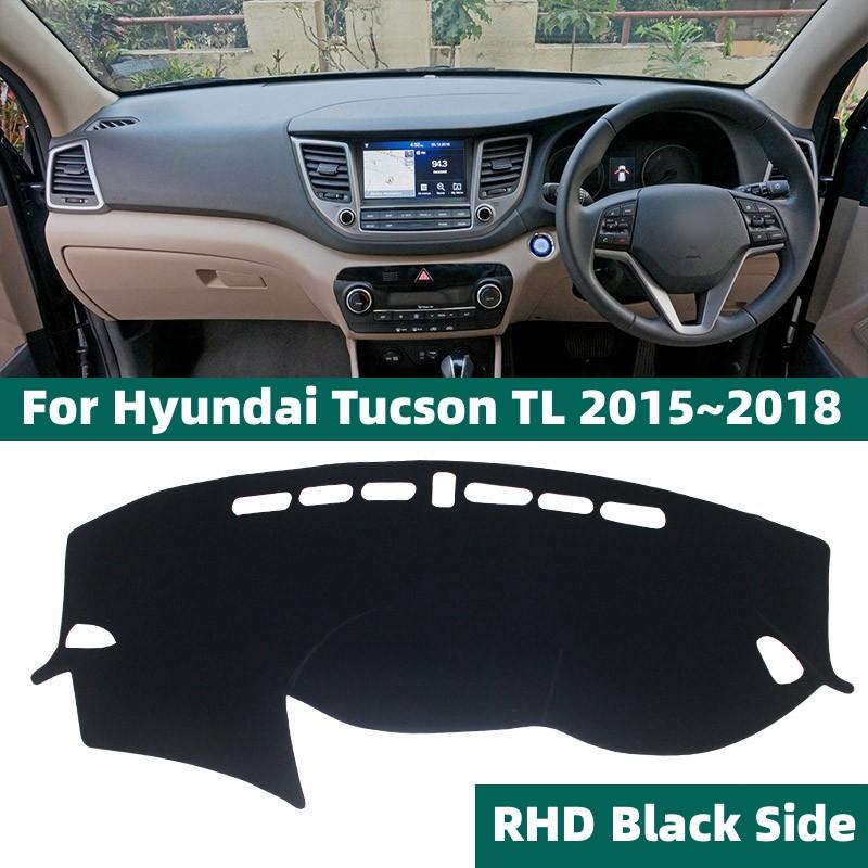 Для Hyundai Tucson TL TLE NX4 2015~2026 Панели приборной панели автомобиля Козырек от солнца Чехол ПротивоУФ Коврик на панель Пылезащитный Нескользящий Коврик Аксессуары