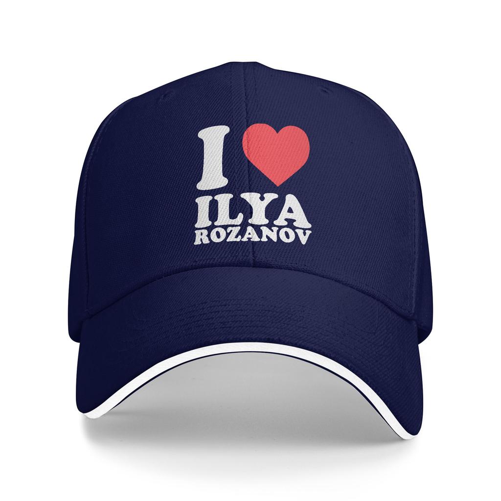 Ilya Rozanov I Love Casual Baseball Cap Outdoor Sports Hip Hop Hats Summer Sun Visor Men Adult DIY Print Baseball Caps