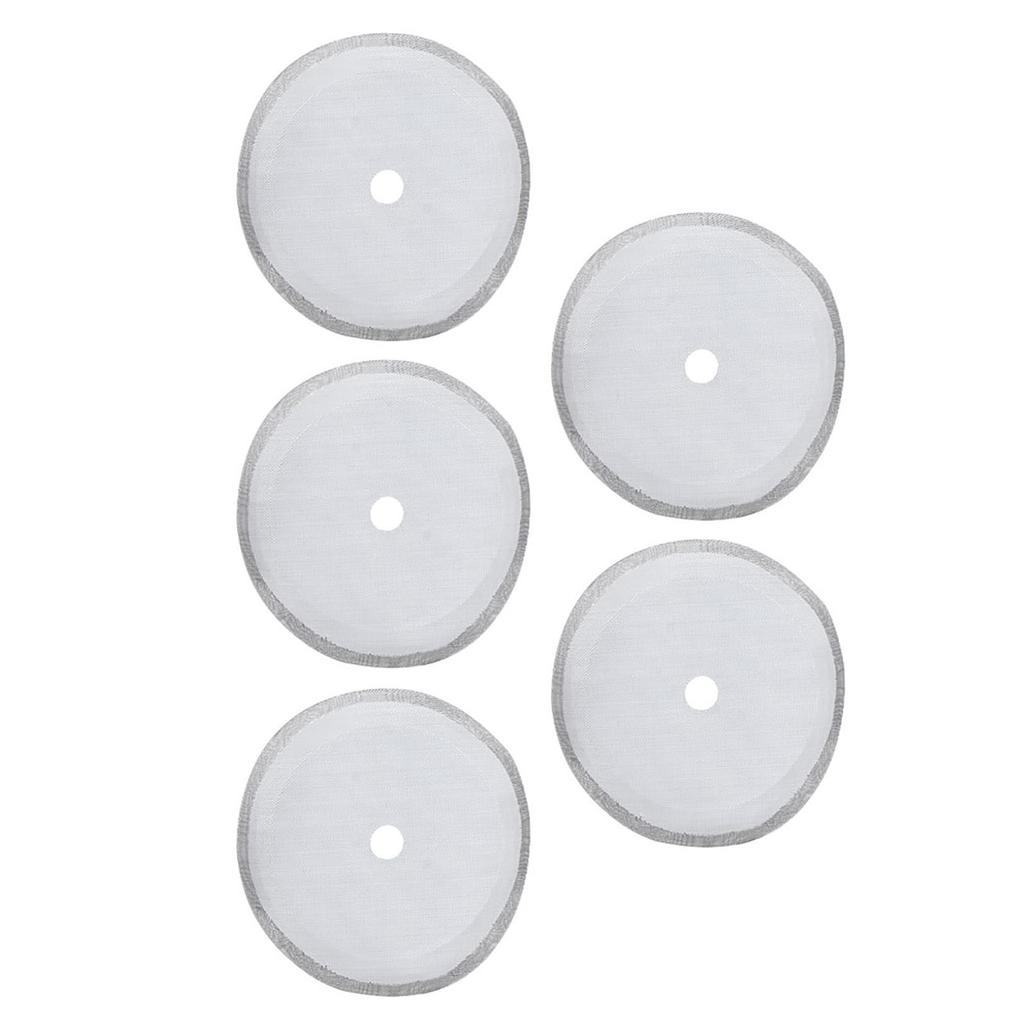 5Pcs 304 Stainless Steel Coffee Filter Portable Detachable Coffee Pot Mesh Filter Accessory