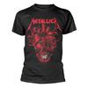 Мужская футболка Metallica Heart Skull с коротким рукавом, хлопковые футболки, винтажная хип-хоп группа, оверсайз топы, трендовая брендовая футболка, мужская одежда