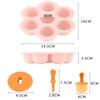 7 Grids DIY Ice Cream Popsicle Silicone Mold Ice Ball Maker Popsicles Molds Baby Fruit Shake Home Kitchen Accessories Tool