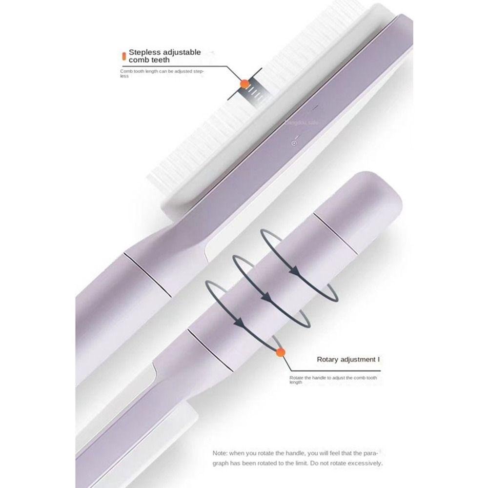 Многофункциональная щетка для чистки волос Пластиковая массажная расческа Модная вращающаяся телескопическая расческа Женская