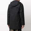 Y-3 FW21 Solid Color Hooded Parka Men Outerwear Black GK4819