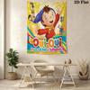 Oui-Oui  POSTER Wall Tapestry Aesthetic Wall Hanging Printed Fabric Blanket Decorative Tapestries for Bedroom Living Room Home Decor
