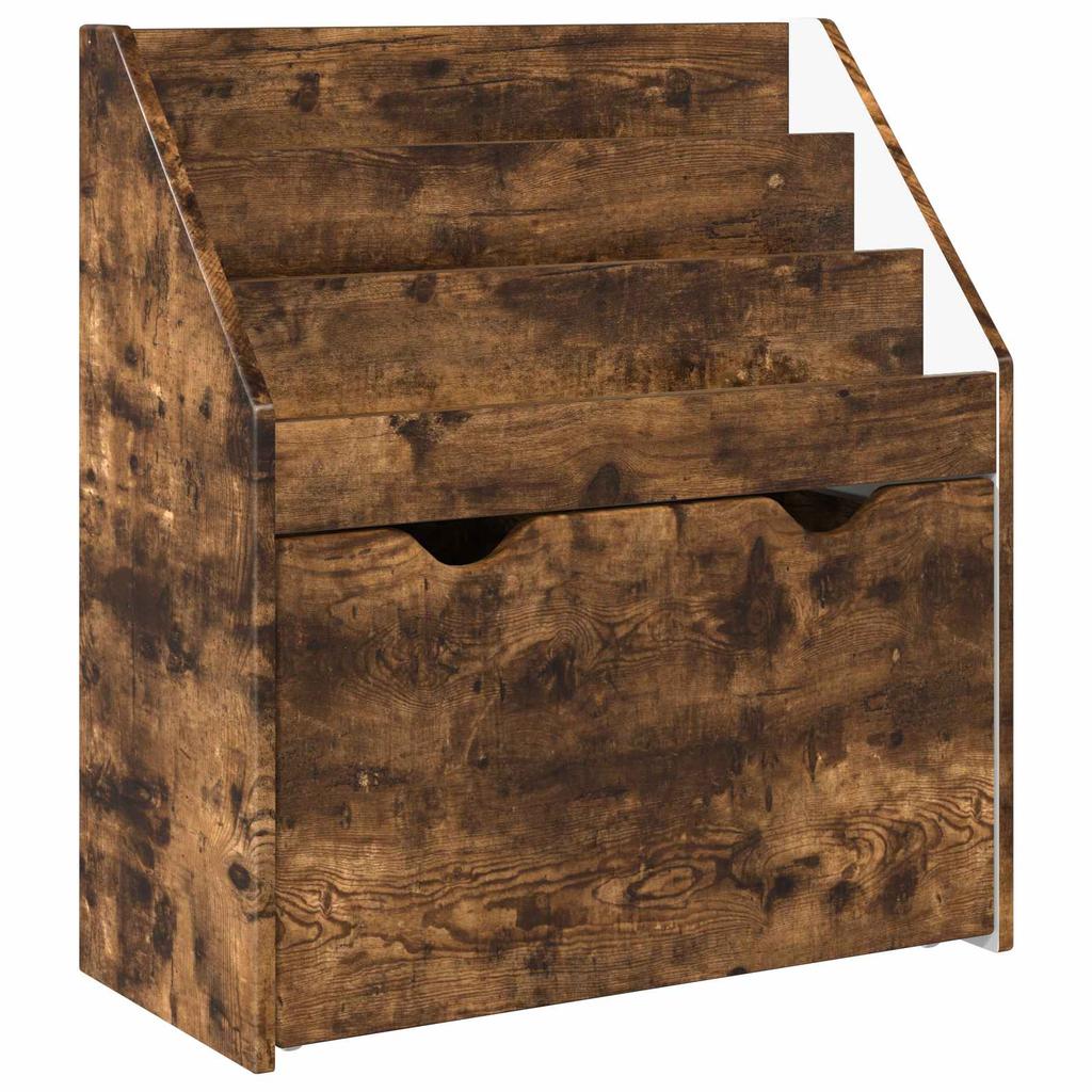 Kids Shelf Smoked Oak 60 x 29.5 x 69 cm Engineered Wood