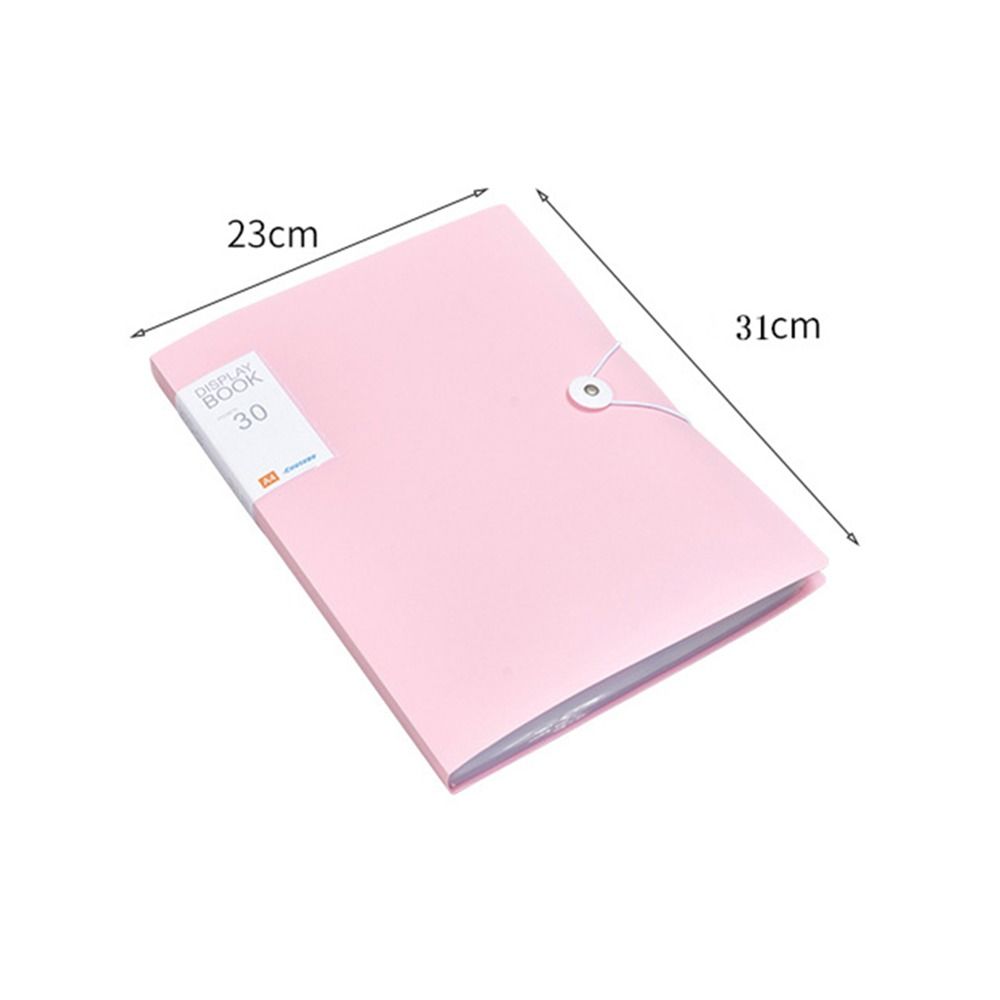 Fashion A4 File Paper Folder Dustproof Classified Document Holder Transparent Insert Large Capacity Information Bag Music Score