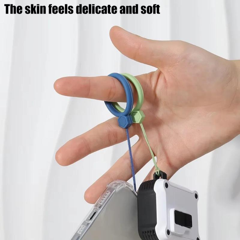 Новый мультяшный шнурок для мобильного телефона, силиконовое кольцо, USB-флешка для мобильного телефона, универсальный милый шнурок для телефона с бриллиантами от падения, короткий шнурок для телефона
