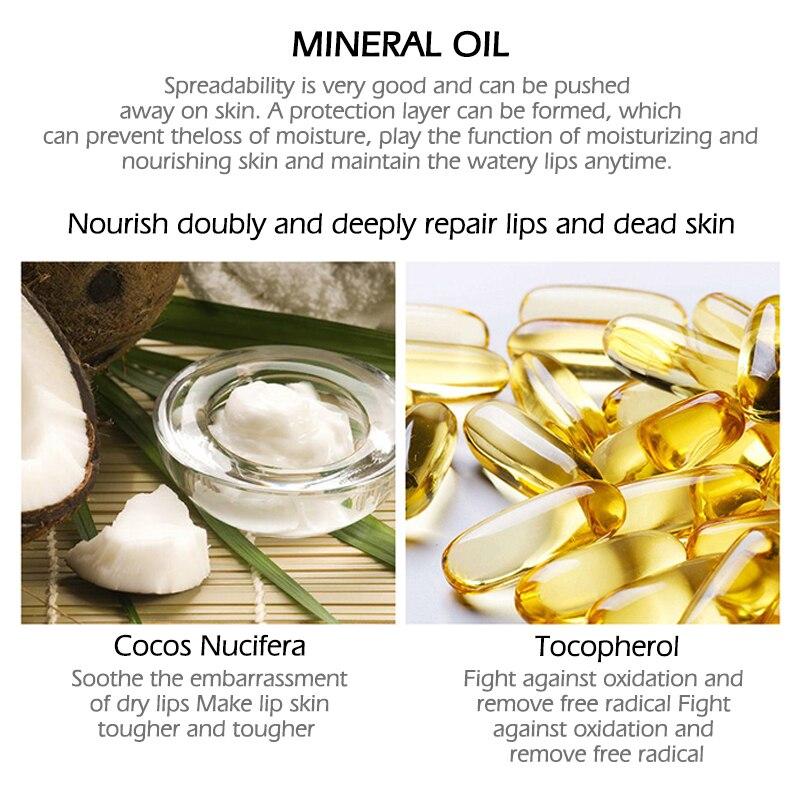 SENANA Lip Balm Plant Extract Moderate Moisture Moisturizing Nourishing Lip Plumper Remove Peeling Dead Skin Lip Lines Lip Care