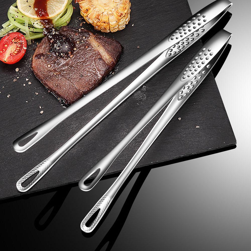 Tools BBQ Tweezer Non-Slip Steak Tongs Stainless Steel Barbecue Tongs Food Tongs Long Handle