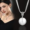 Elegant Pearl Necklace For Women With Luxurious Geometric Design And Crystal Pendant