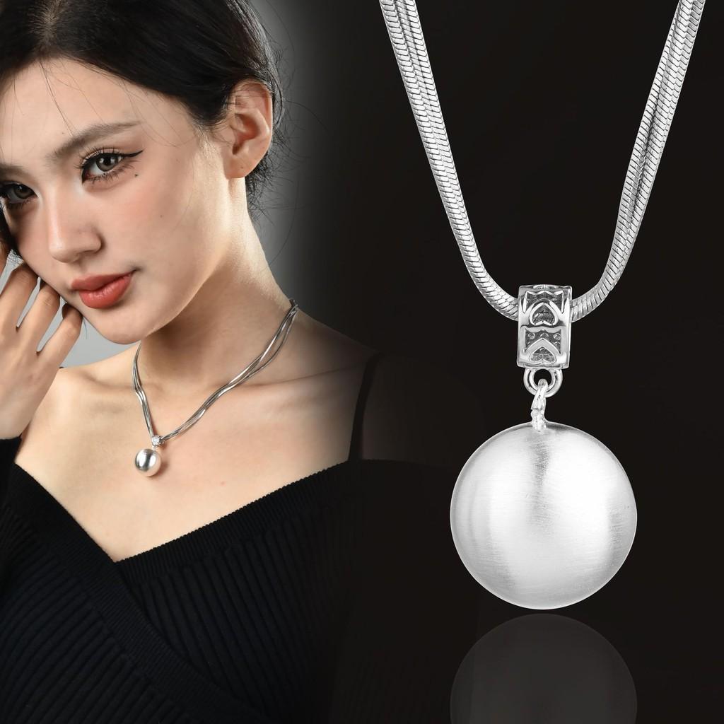 Elegant Pearl Necklace For Women With Luxurious Geometric Design And Crystal Pendant