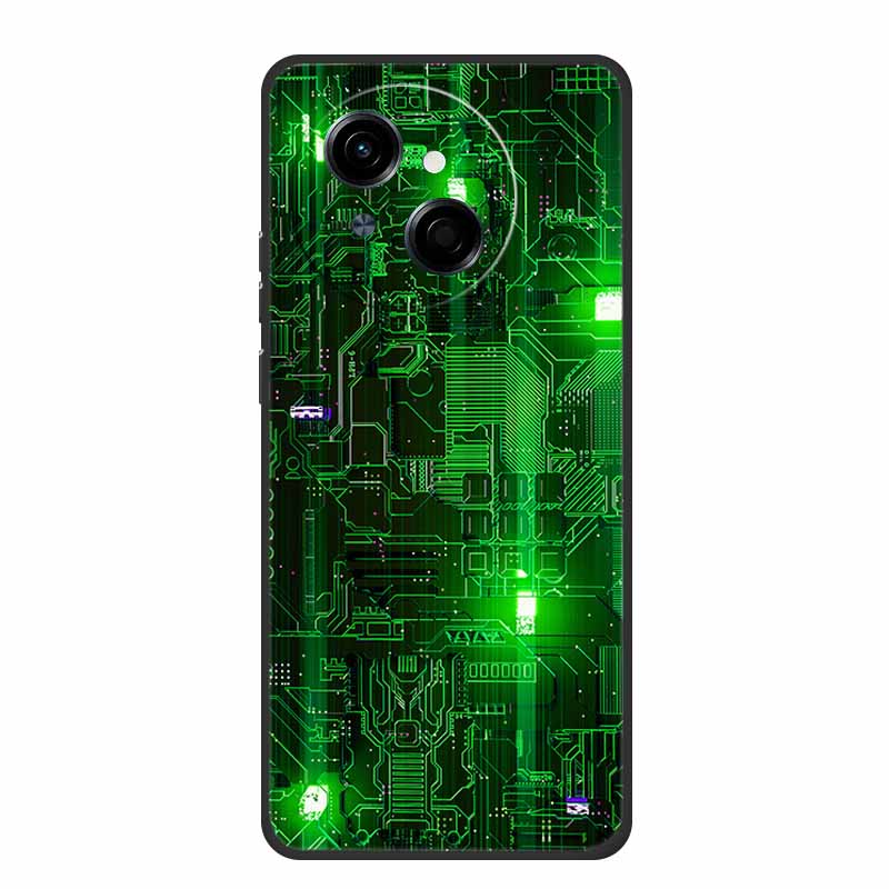 Phone Case For Tecno Spark Go 1 S Back Cover Case 6.67" Black Silicone Soft TPU Coque For Tecno Spark Go 1S Case Go1S Funda Para