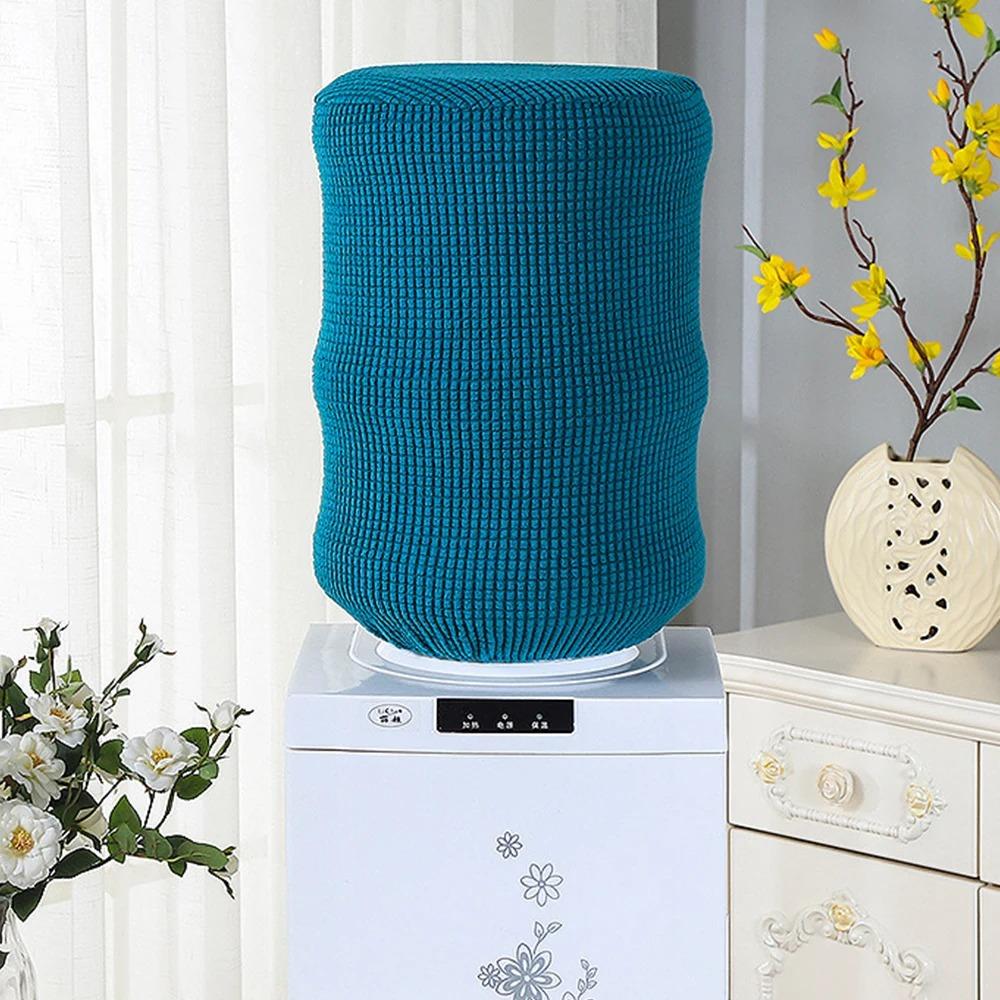 Reusable Water Dispenser Bucket Sleeve Solid Color Dust Cover Water Dispenser Cover  Living Room