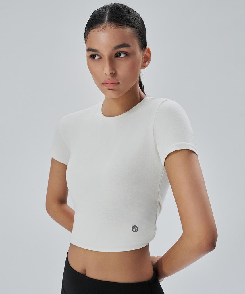 CITYBREEZE ACTIVE Active Airy Short Sleeve T-Shirt_Ivory