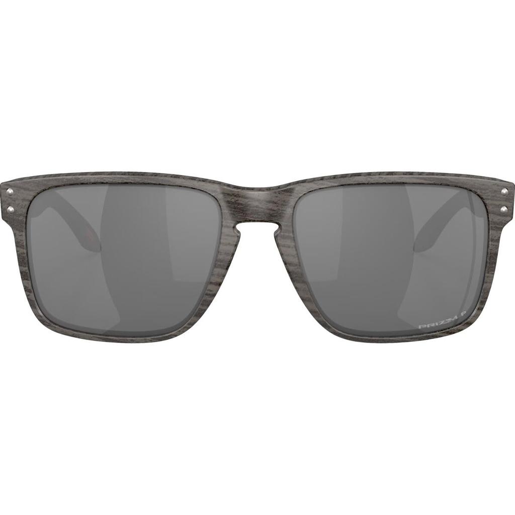 Oakley Солнцезащитные очки HOLBROOK XL Древесная текстура/Prizm Black Поляризационные (Широкая посадка)