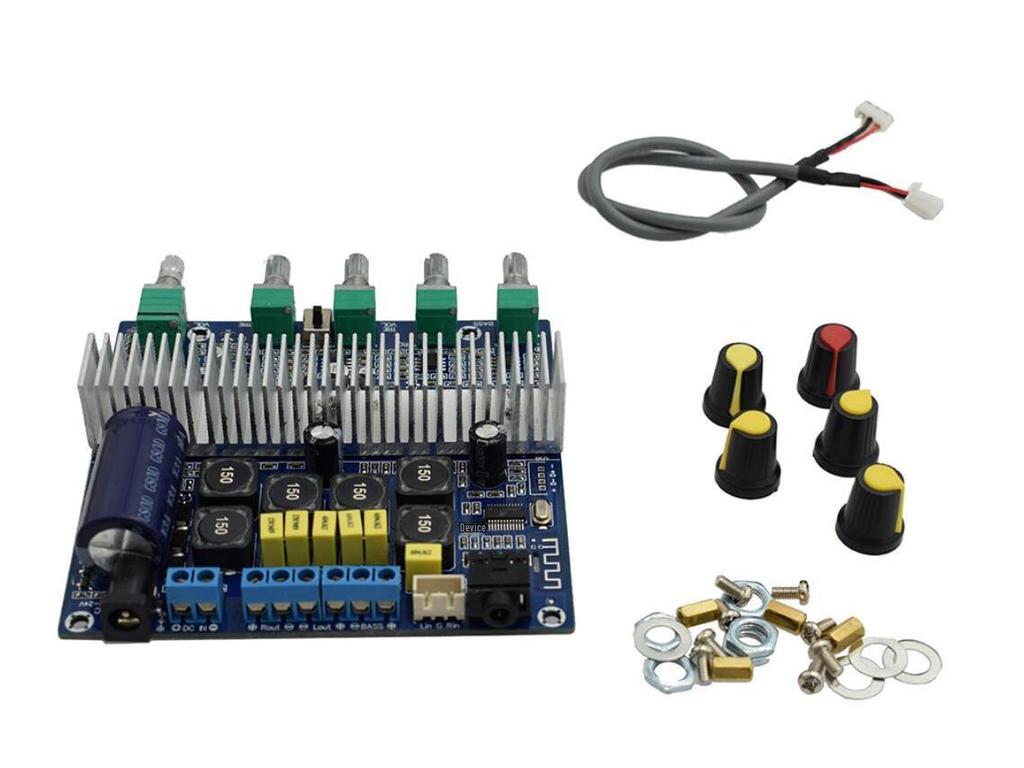 TPA3116 Bluetooth 5.0 2.1 Сабвуфер Цифровая плата усилителя 12-24В Аудиофильский класс