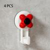 4 Pcs Light Luxury Multi-Purpose Hook Detachable Wall Mount Hook 4 Pcs Suction Cup Hook  Bathroom