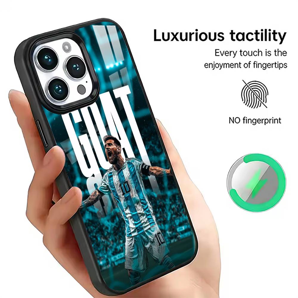 Крутой чехол для телефона с номером 10 для футболиста для iPhone17,16,15,14,13,12,11 Plus,Pro Магнитный с беспроводной зарядкой Magsafe