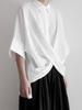 Свободная модная повседневная женская рубашка с коротким рукавом HQQ1046