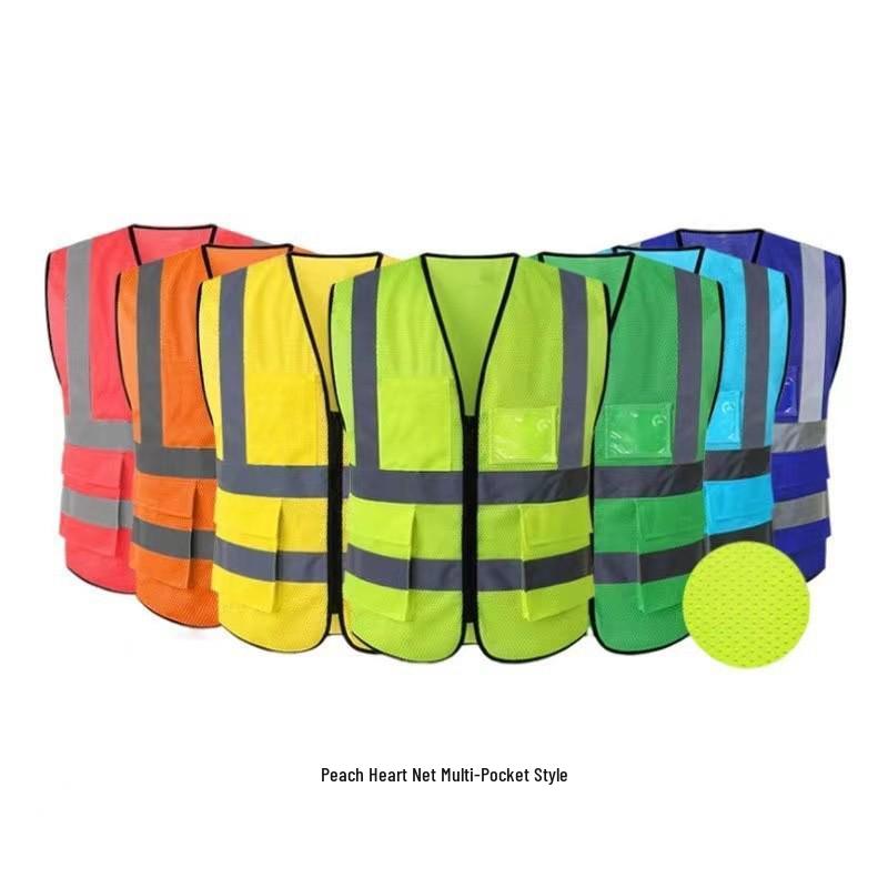 LED Reflective Safety Vest for Construction, Sanitation, and Night Riding