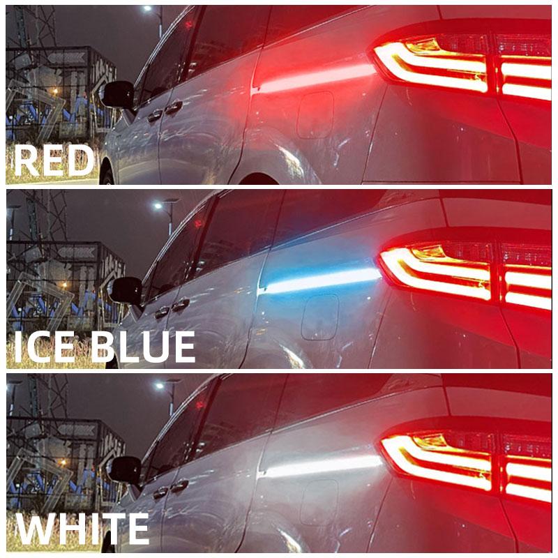 2 шт. 27-дюймовый светодиодный стример трековый свет для Honda ODYSSEY двухцветный автомобильный динамический бегущий указатель поворота боковой габаритный огонь 12 В авто