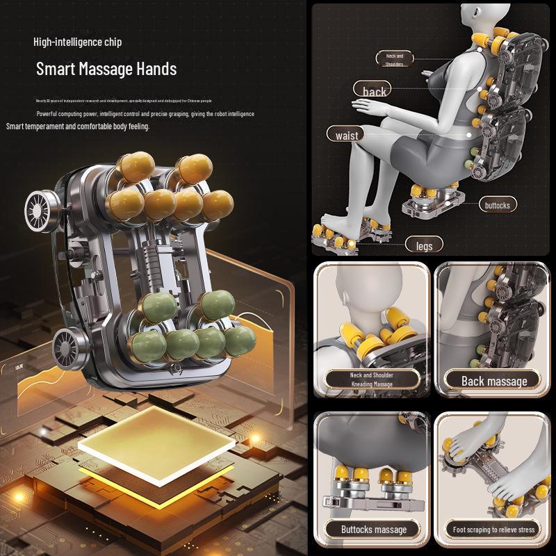 Honglongkang Luxury Zero Gravity Full-Body Music Massage Chair