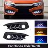 Светодиодные дневные ходовые огни для 10-го поколения Honda Civic 2016-2018