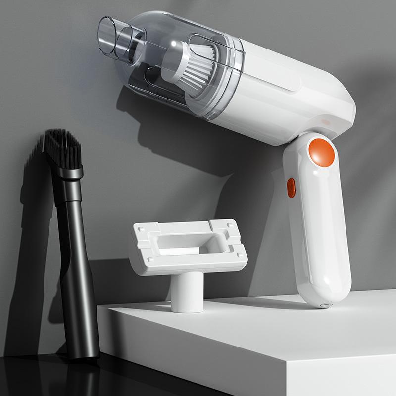 Автомобильный пылесос с высокой мощностью всасывания, маленький мини-автомобиль с беспроводной зарядкой, портативный автомобиль для домашних животных