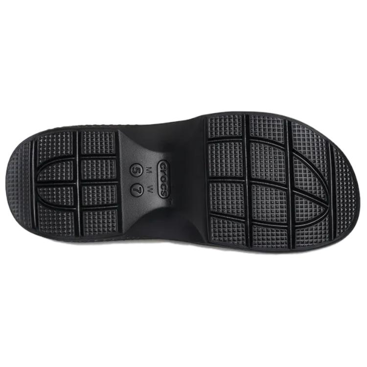 Crocs Модные Удобные Простые Туфли Мэри Джейн на Толстой Подошве Женская Обувь Серебристые 210437-040
