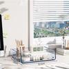 Transparent Desktop File Tray Large Capacity Stationery Book Storage Rack  Home Office