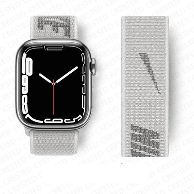 Ремешок из нейлона 2025 года для Apple Watch 44 мм 40 мм 49 мм 45 мм 41 мм 38 мм, браслет для iWatch Series Ultra 2 9 8 3 4 5 6 SE 7