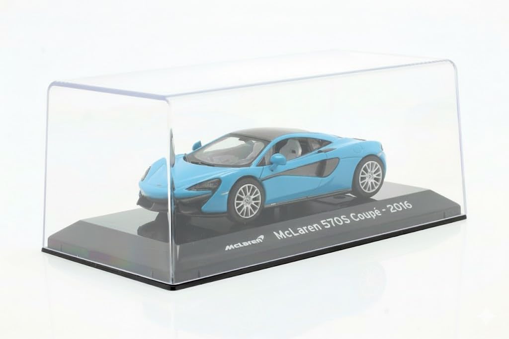 ALTAYA Миниатюрная модель автомобиля 1/43 McLaren 570S Coupe 2016 (Синий металлик) с чехлом