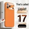 GURRS Тонкий чехол для телефона из жидкого силикона для серии iPhone 17