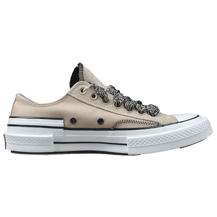 Converse Кроссовки унисекс Chuck 70 Low Khaki Double Vulc Коричнево-белые A07074C