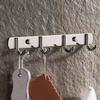 Настенная вешалка с крючками из нержавеющей стали, прочные органайзеры для надежного подвешивания в различных комнатах