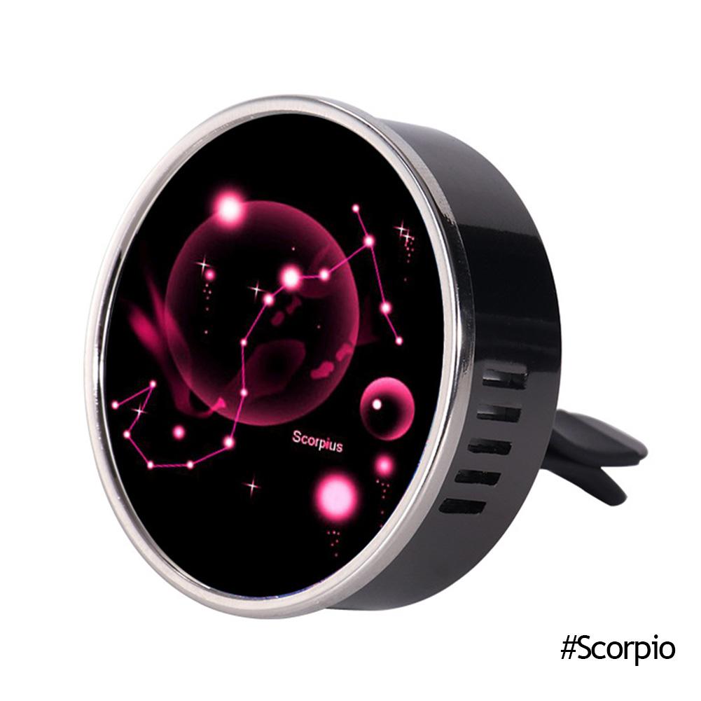 Автомобильный освежитель воздуха на выходе, 12 созвездий, тема, диффузор для духов, ароматерапевтический декор, зажимы, освежитель воздуха, подарок