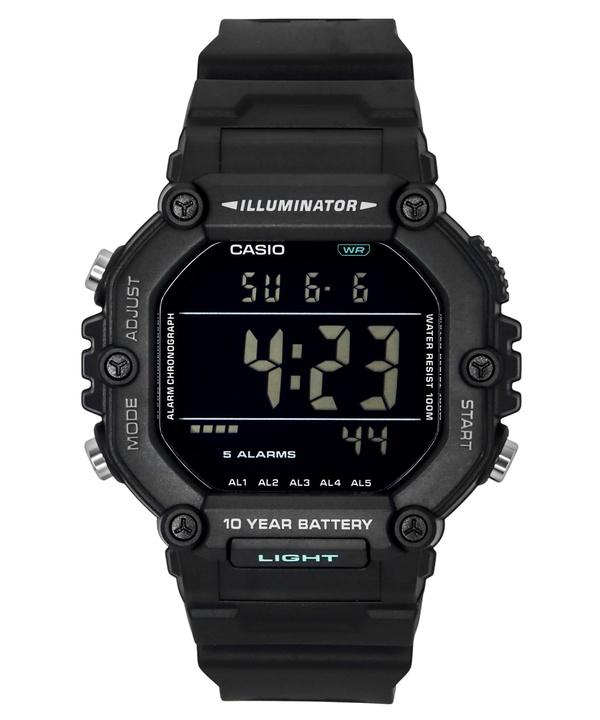 Casio Цифровые кварцевые часы AE-1600HX-1BV 100M Унисекс с очень длинным ремешком