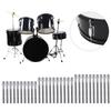 10Pcs Metal Drum Tension Rods Tight Screws Bolts Percussions Drum Repair Parts