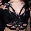 Women Leather Body Harness Waist Belt Punk Gothic Bra Bondage Top Chest Strap