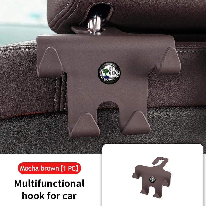 WVAVL1 Hot 2026 For Benz Multi Functional Car Seat Hook Auto Phone Holder Accessories For Mercedes Benz AMG C180 C300 W124 W176 W177 C2