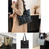 Elegant Luxurious Cotton Tote Bag For Women Large Capacity Available In Three Colors